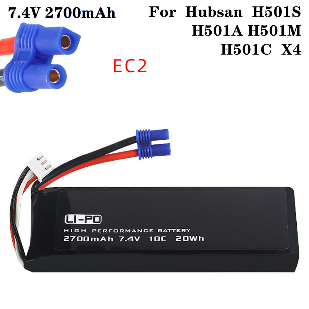 Rc Helicopter Coaxial - 7.4V 2700mAh 10C Originele Batterij voor