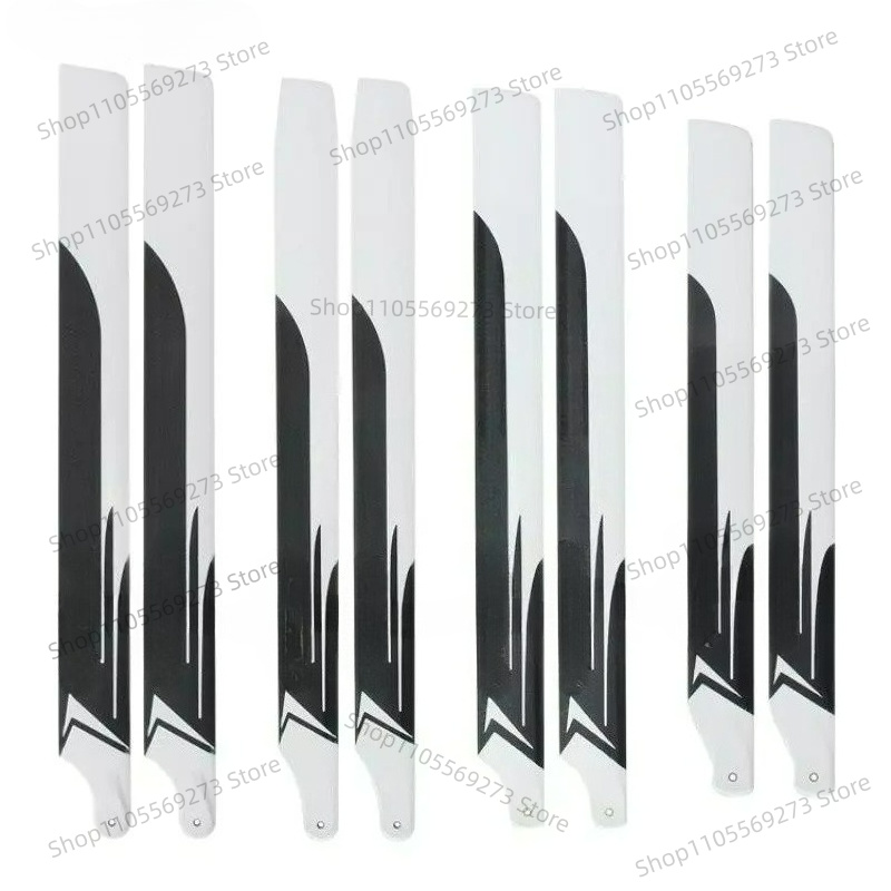Rc Helicopter Blade - RC Helikopter Hoofdrotorblad Koolstofvezel 370mm 380mm