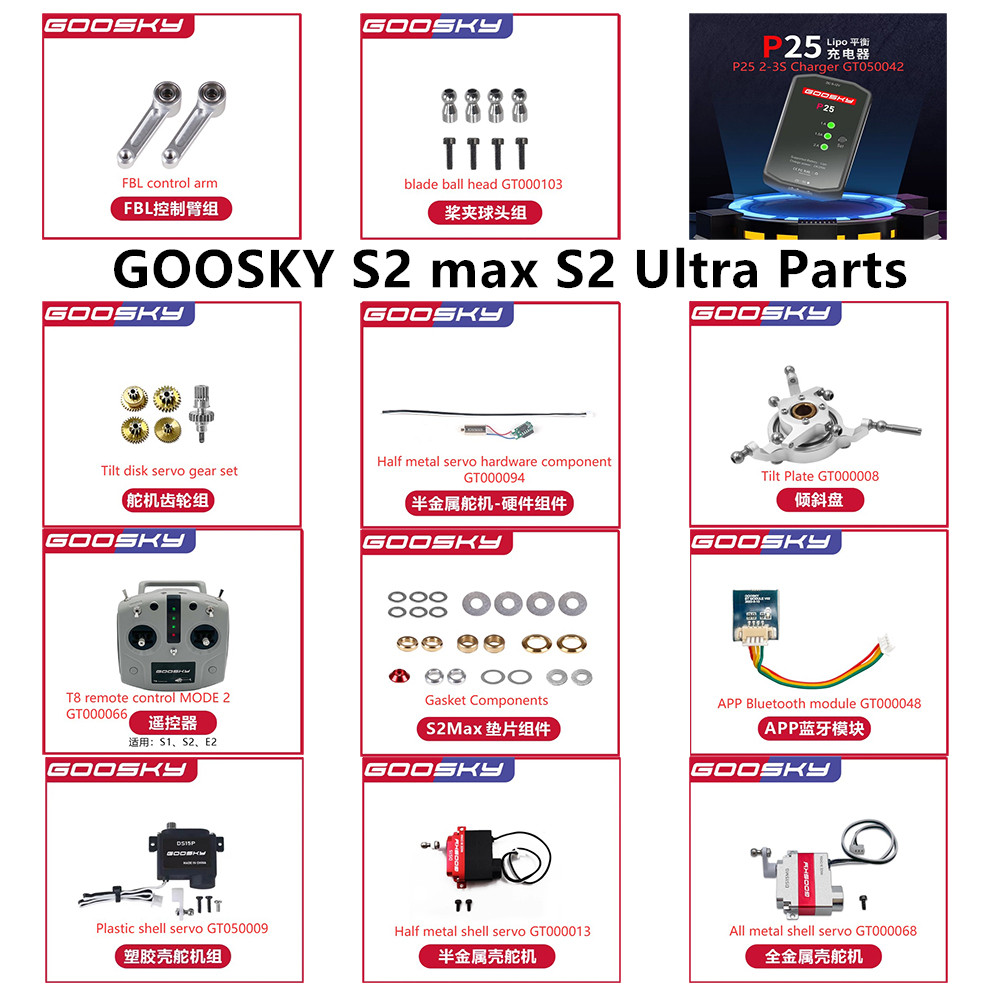 GOOSKY S2 max S2 Ultra RC Heli - Rc Helicopter Coaxial recensie en prijs