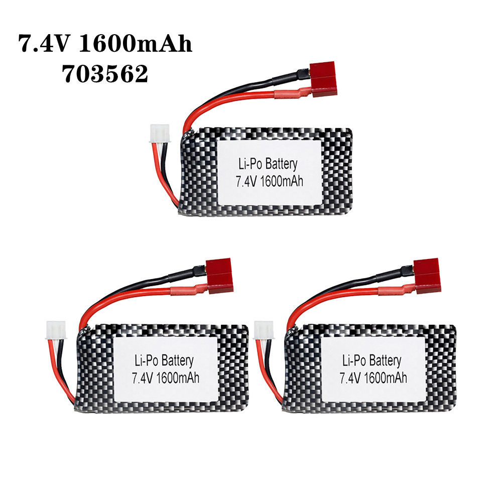 1/2/3 Stks/partij 7.4V 1600Mah - Rc Helicopter Coaxial recensie en prijs